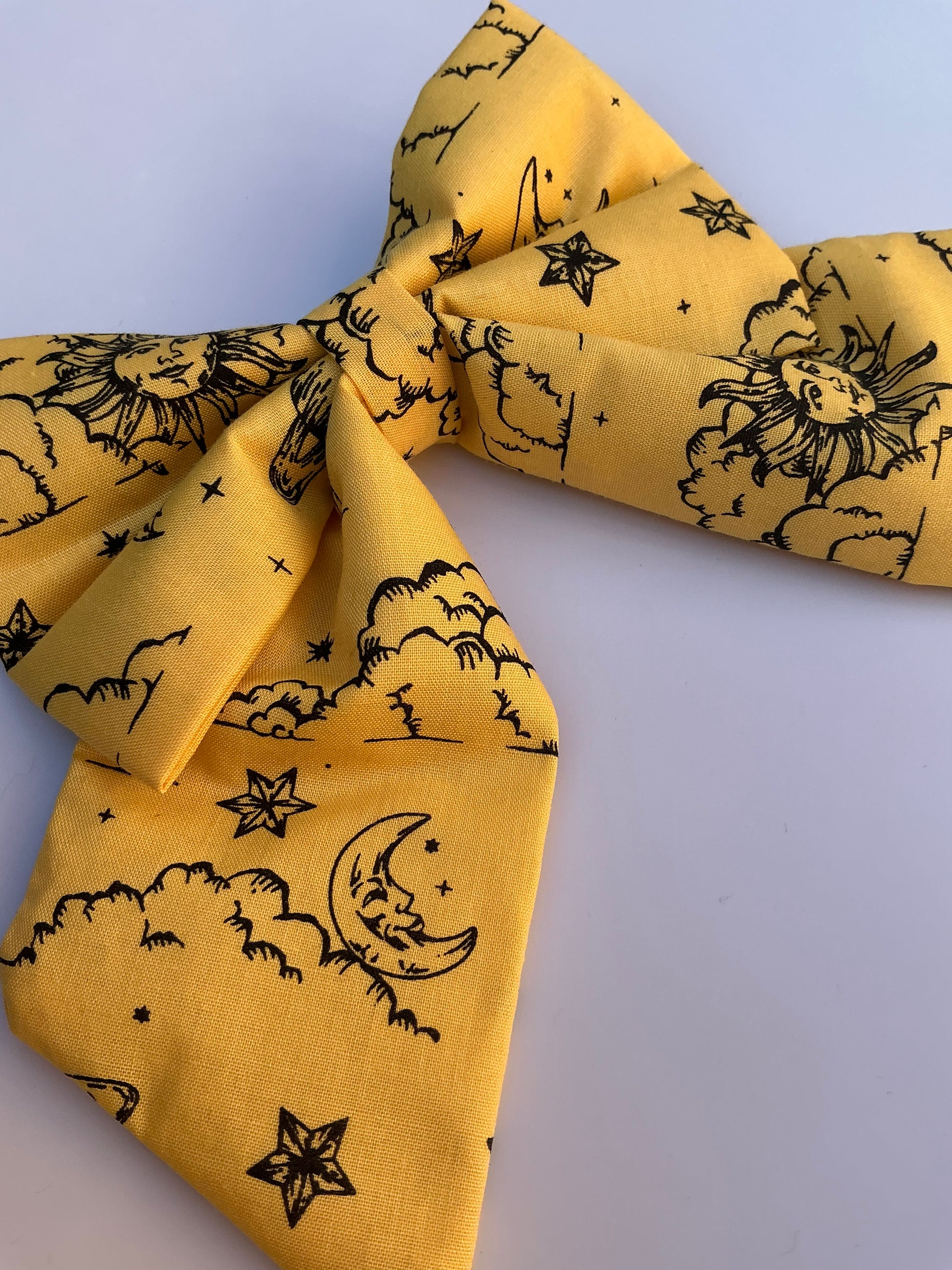 Celestial Paws Sailor Bow - Yellow