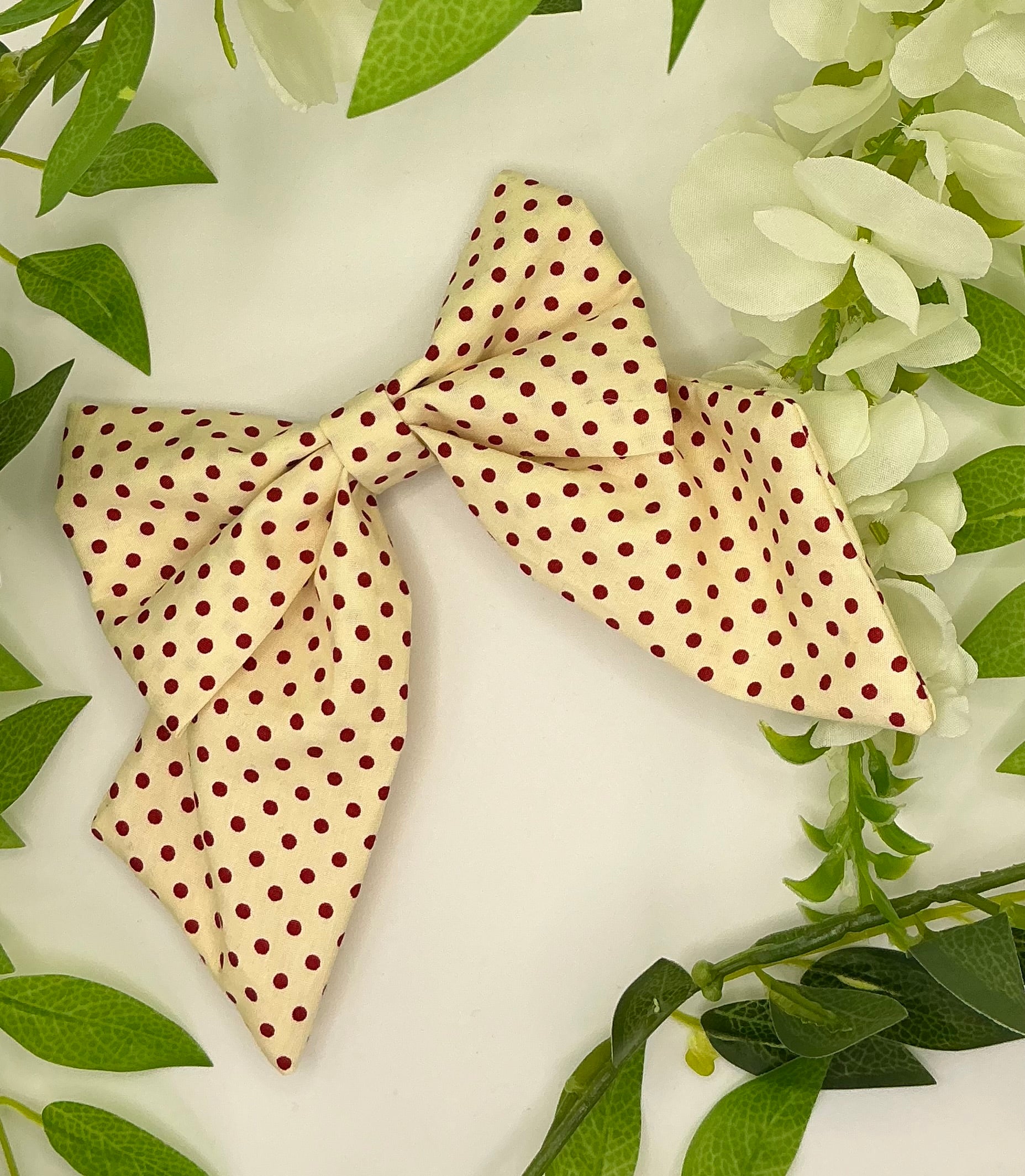 Cherry Christmas Sailor Bow