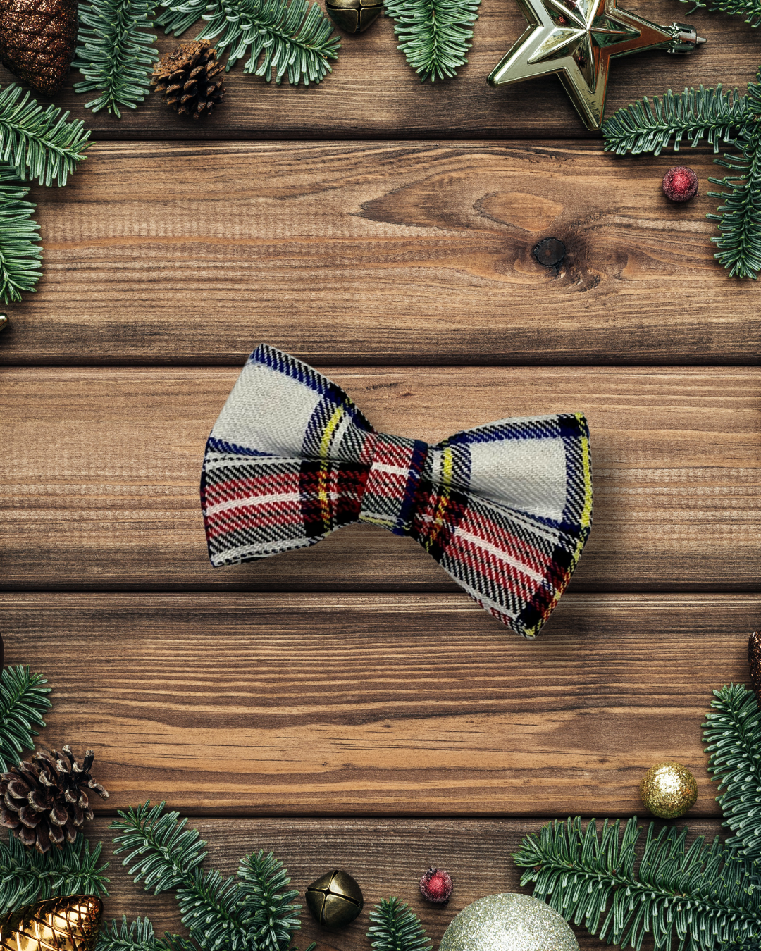 Heritage Hound Bow Tie - Winter White