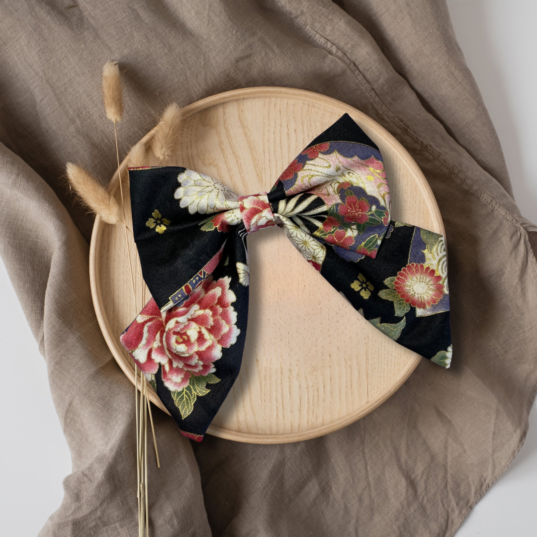 Floral Bloom Sailor Bow