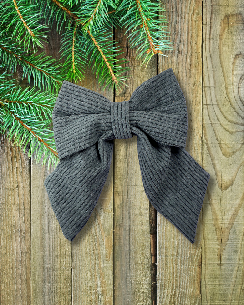 Corduroy Matching Hair Bows