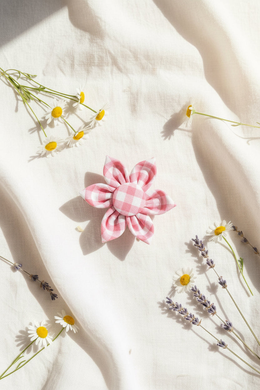 Picnic Pals Collar Flowers - Pink