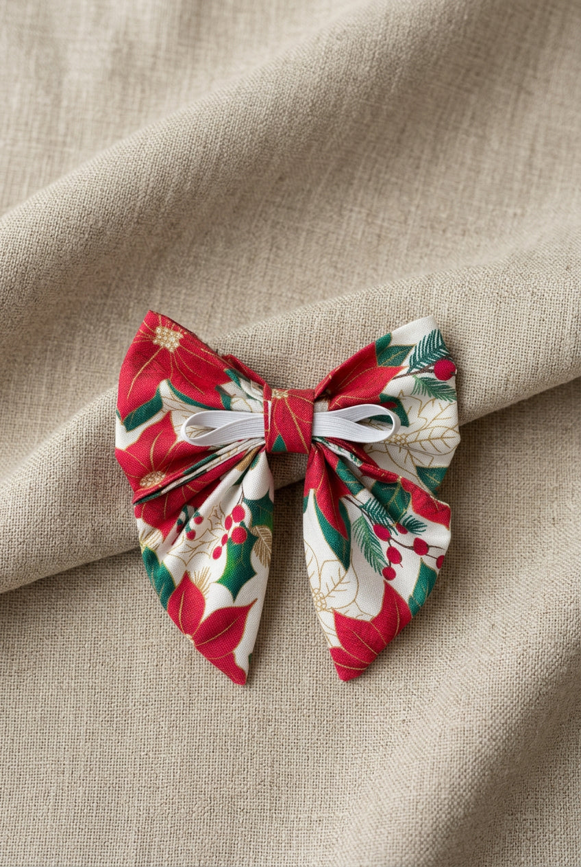 Tinsel + Tartan - Crimson Bloom Rambler Bow