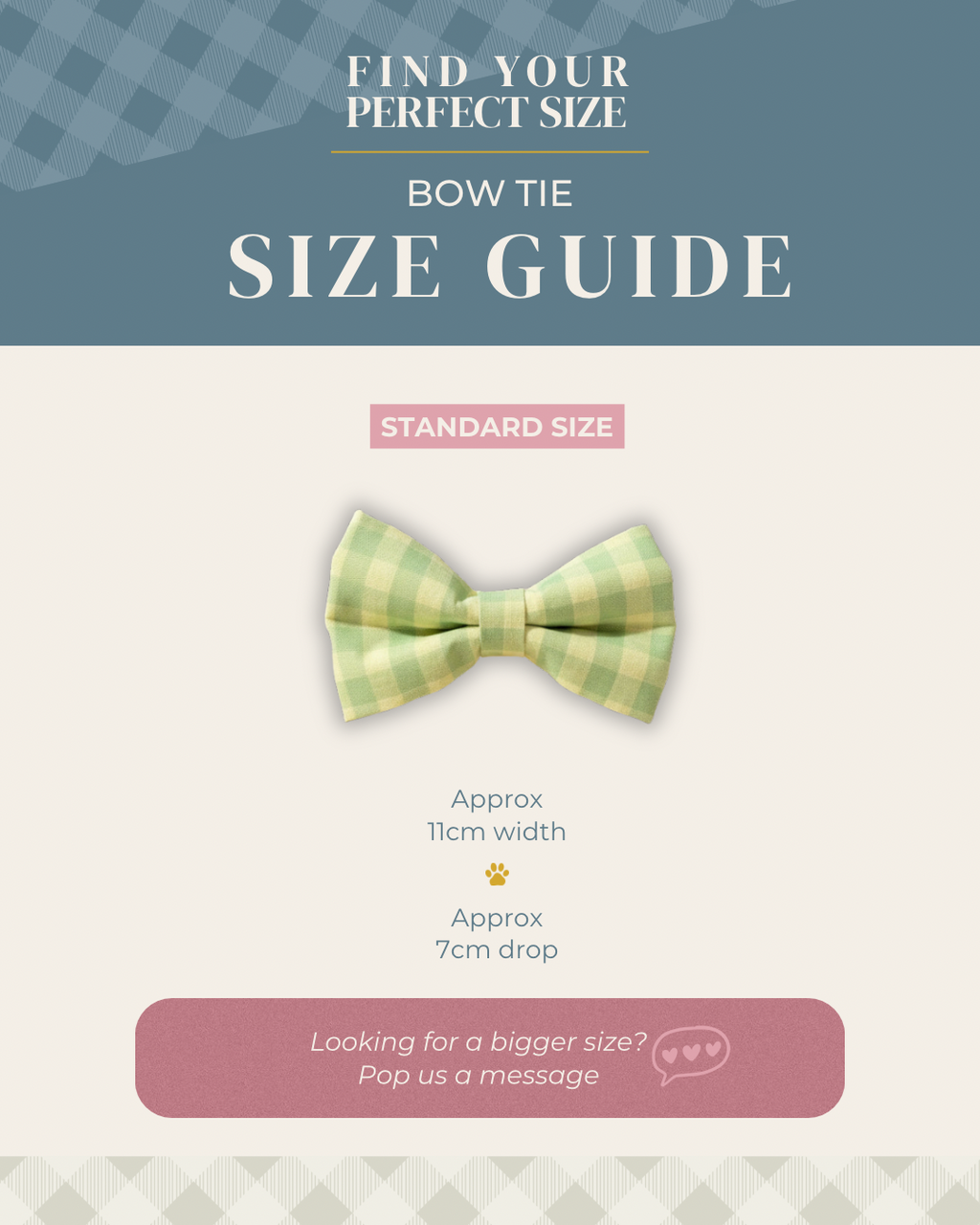 Lilac Lines Dog Bow Tie