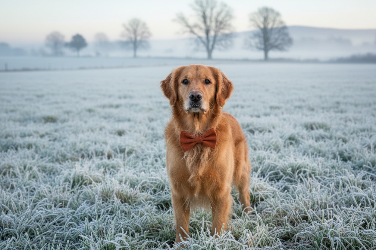 Terracotta Corduroy Bow Tie