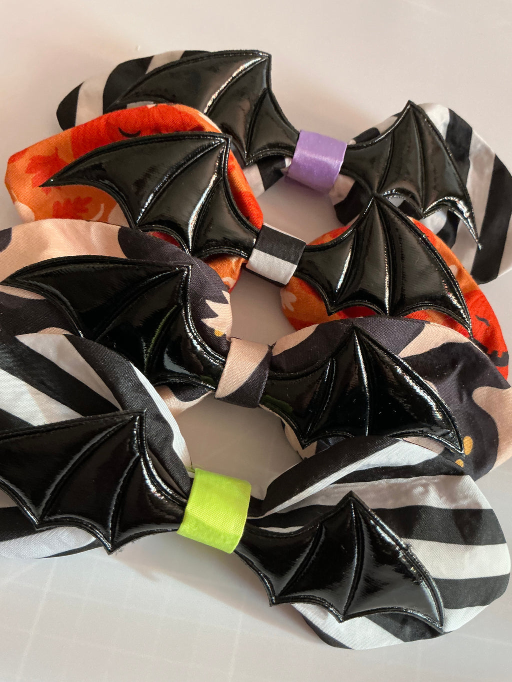 Pumpkin Patch Oversized Bat Wing Bow