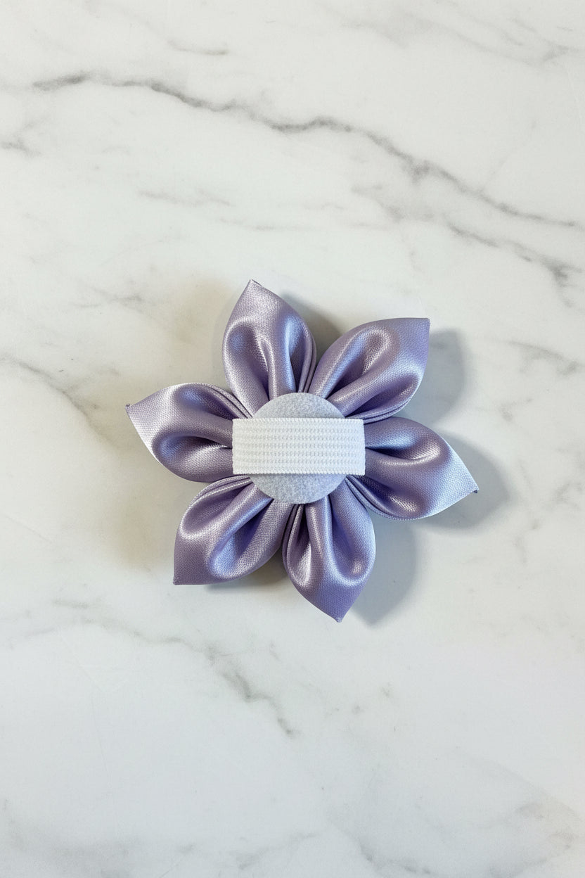 Dusky Satin Collar Flowers