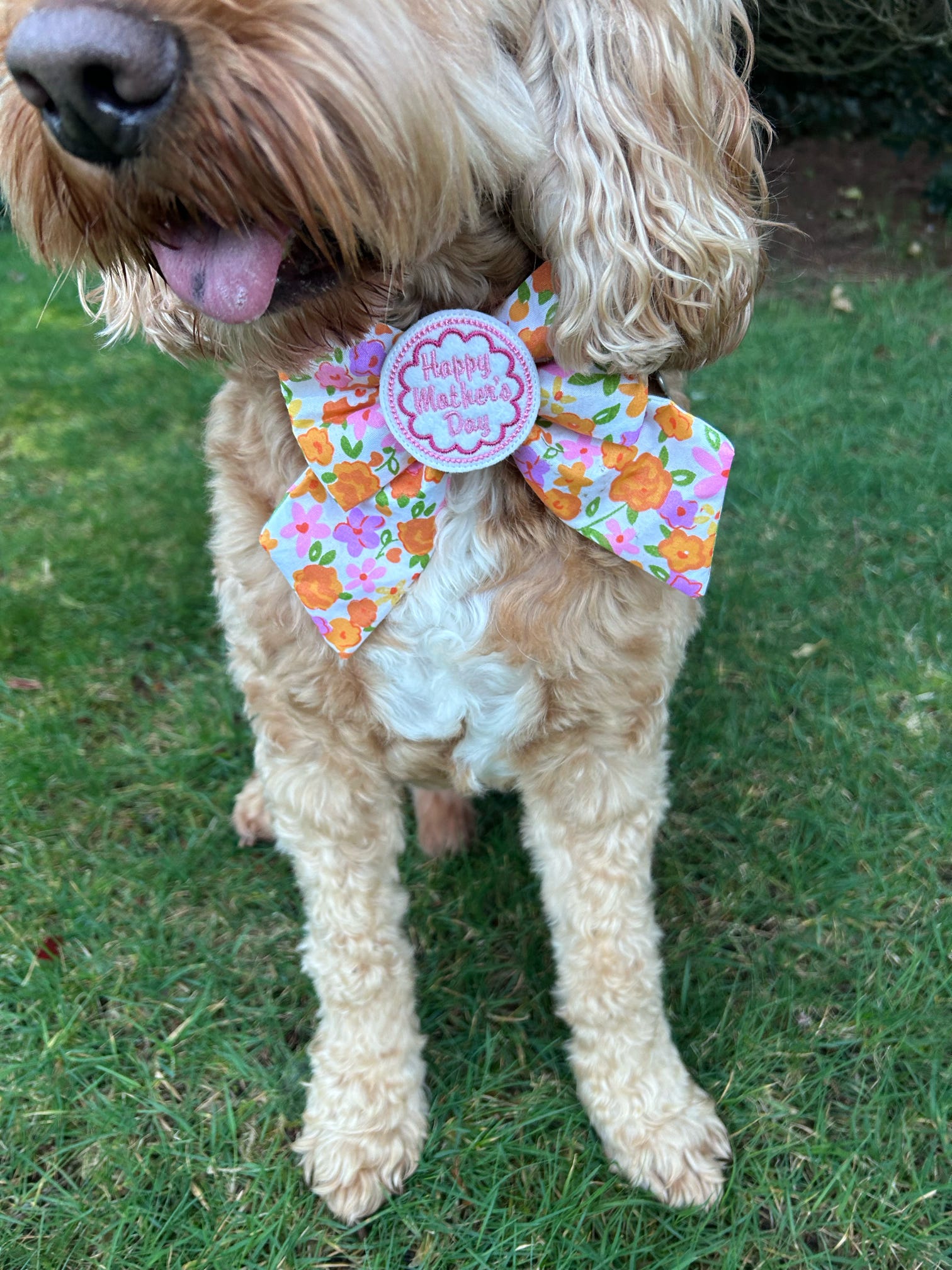 Limited Edition - Happy Mother’s Day Floral Sailor Bow