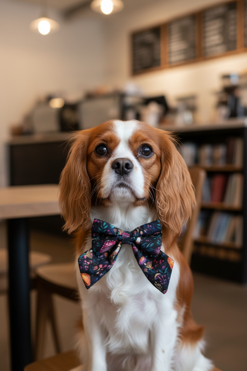 Midnight Mushroom Sailor Bow