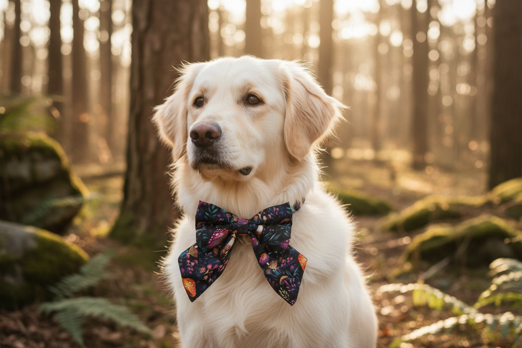 Midnight Mushroom Sailor Bow