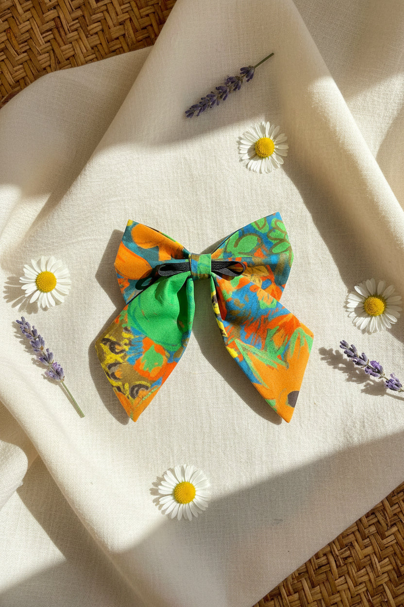 Heatwave Bloom Dog Sailor Bow
