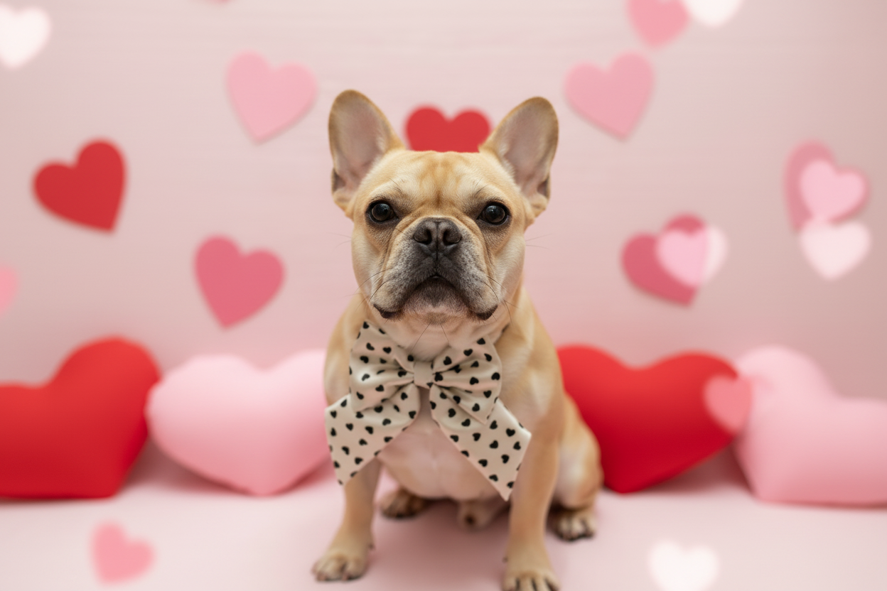 Black & White Heart Sailor Bow