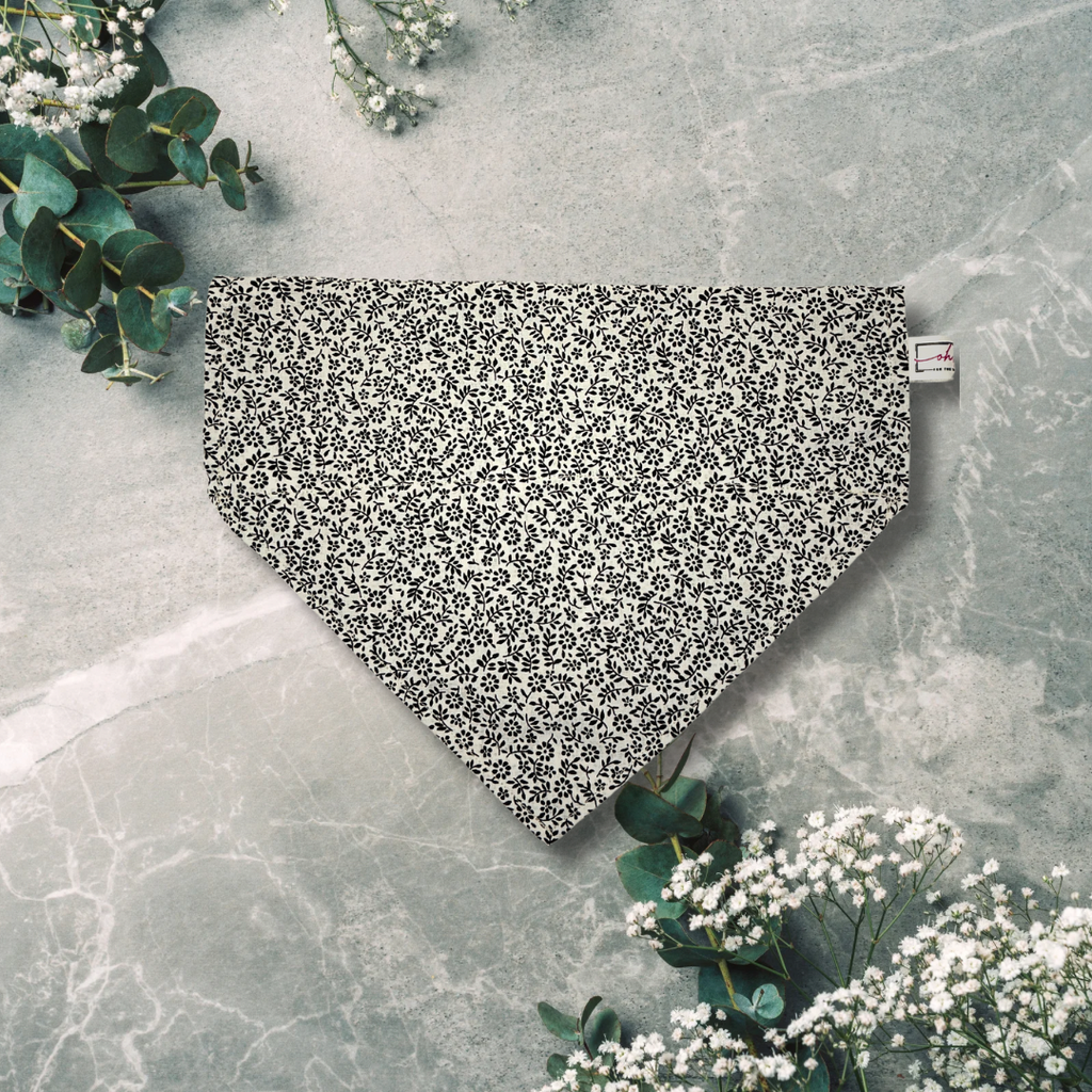 Mono Magic: Ditsy Print Bandana
