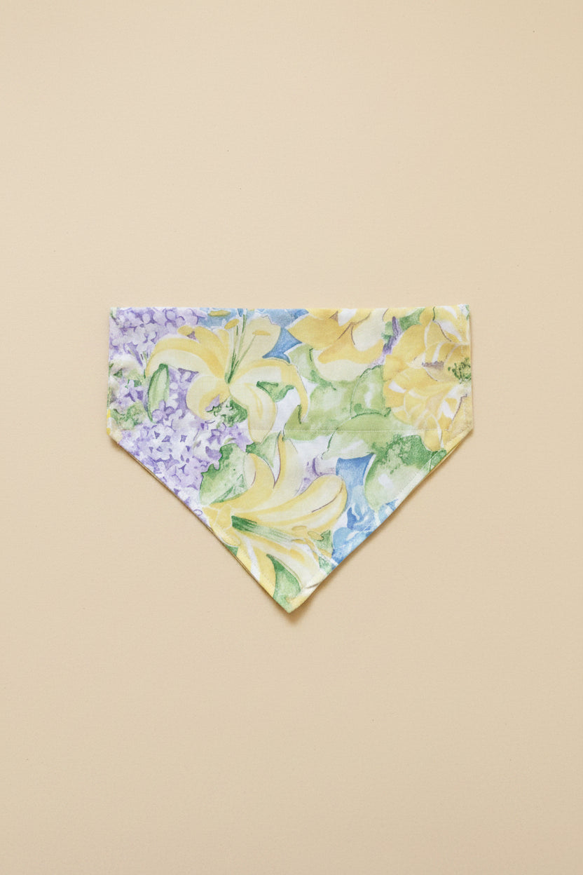 Soft Summer Meadow Reversible Bandana