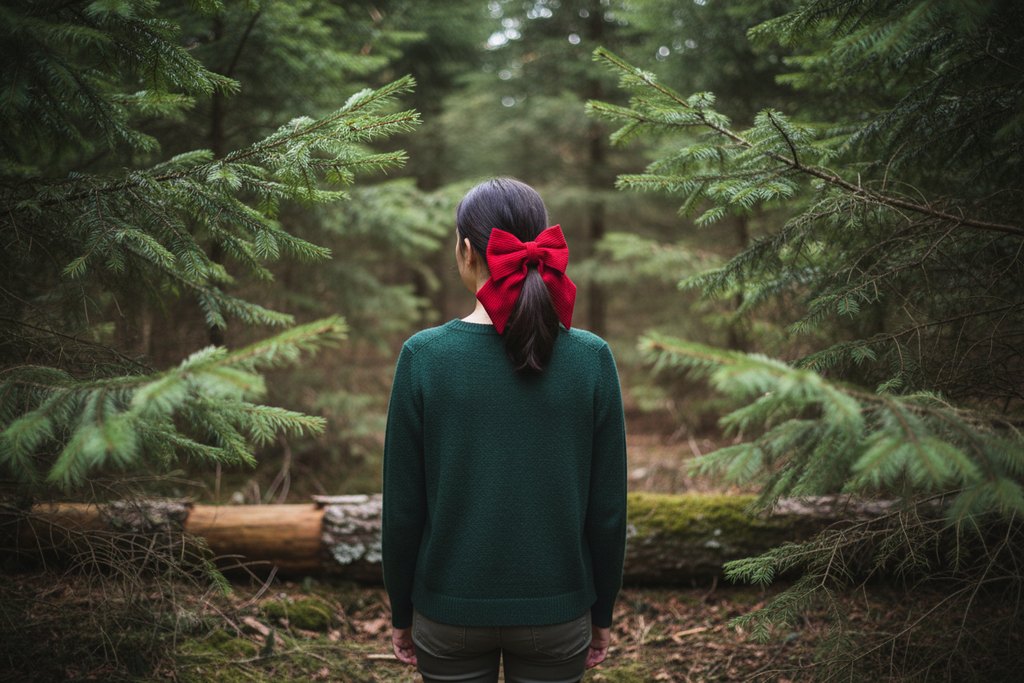 Corduroy Matching Hair Bows