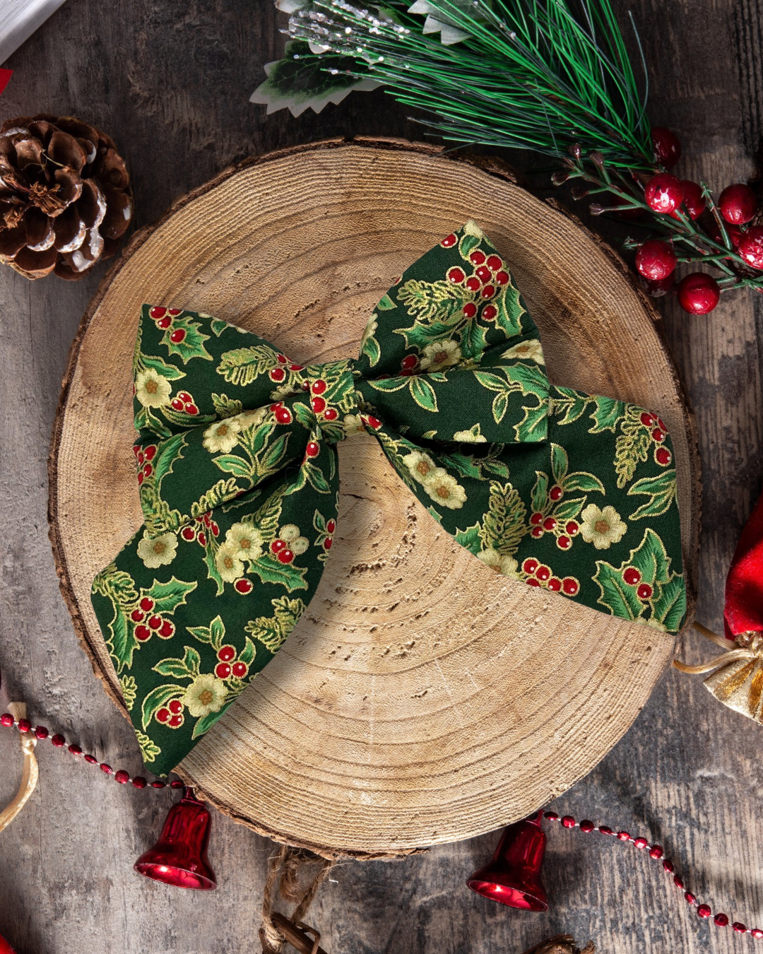 Oh, Holly Days Sailor Bow