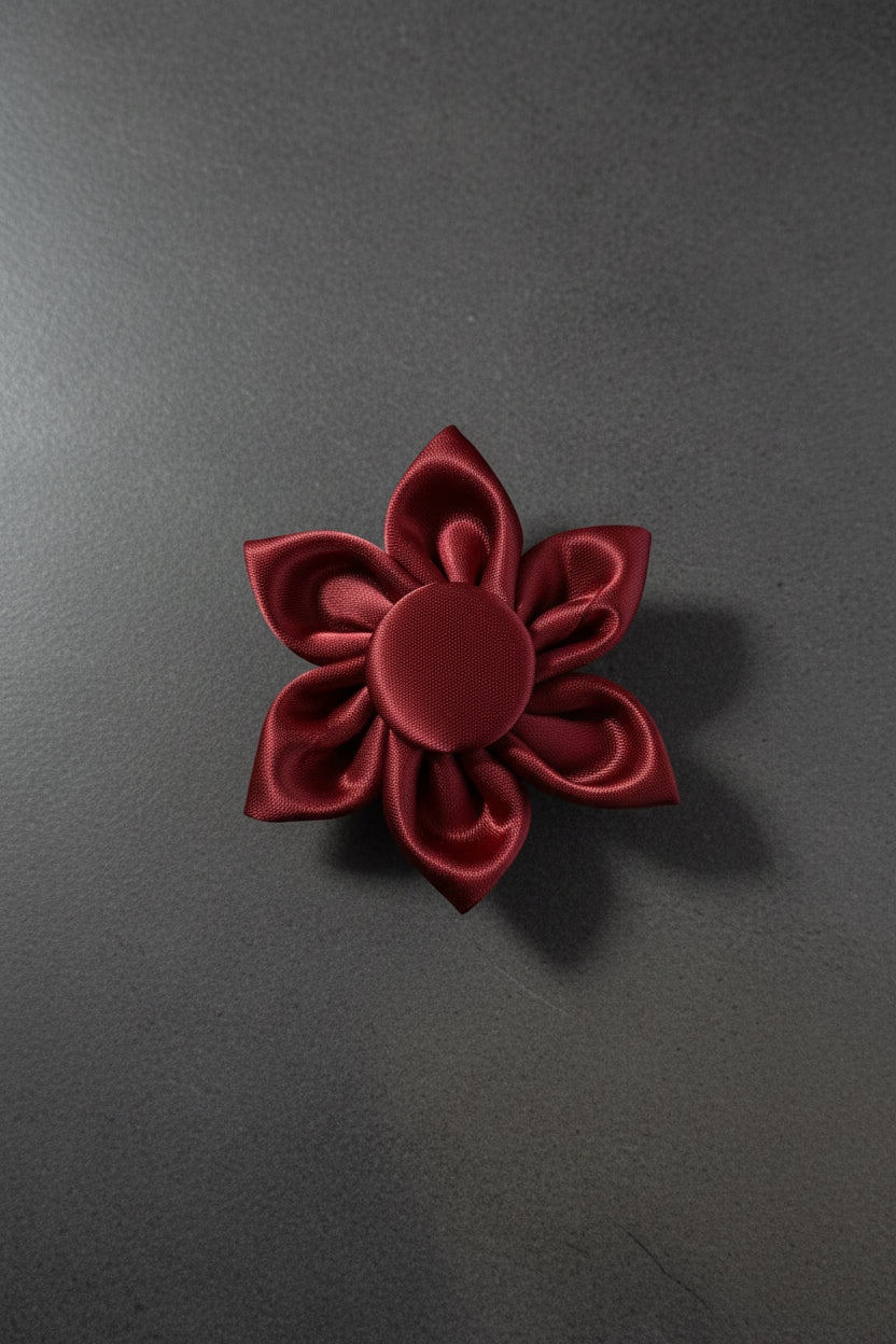 Soft Satin Collar Flowers