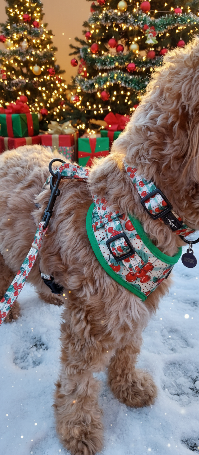Cherry Christmas Collar