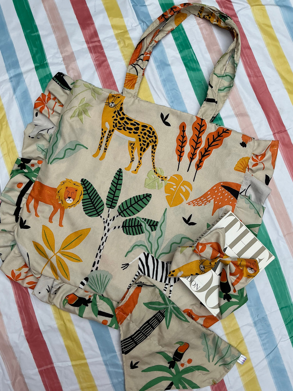Picnic PAWfect: Jungle Paws Tote Bag