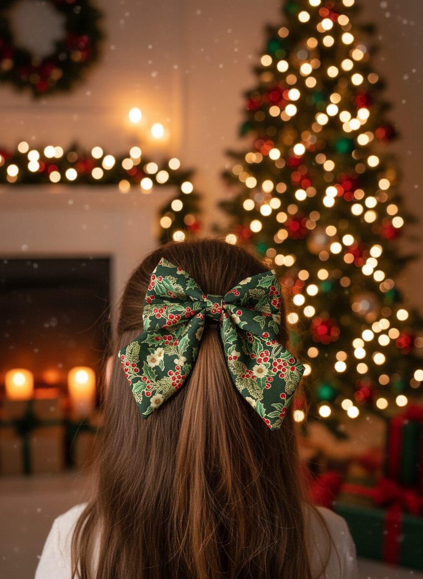 Oh, Holy Days Matching Hair Bow