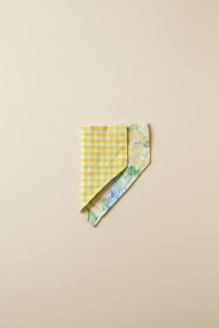 Soft Summer Meadow Reversible Bandana