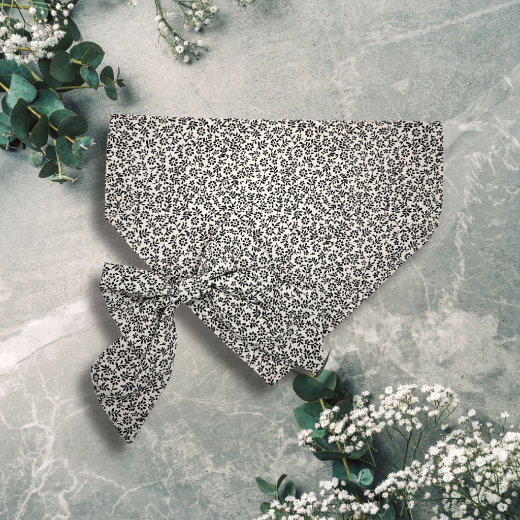 Mono Magic: Ditsy Print Bandana