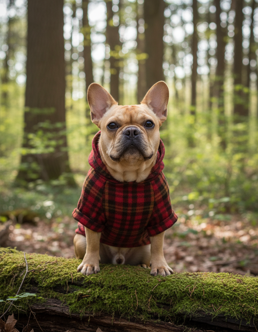 Cosy Plaid Hoodie - Teddy