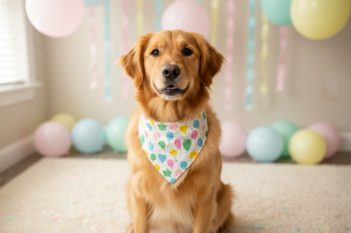 Balloon Party Over-the-Collar Dog Bandana