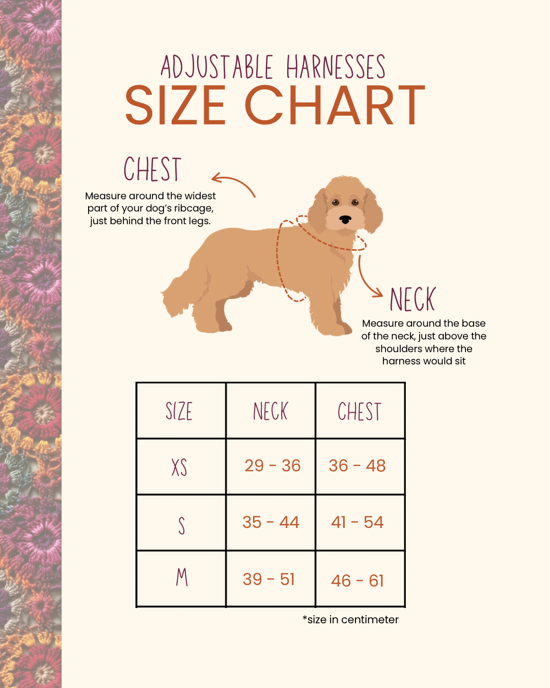 Pawberry Patch - Adjustable Harness