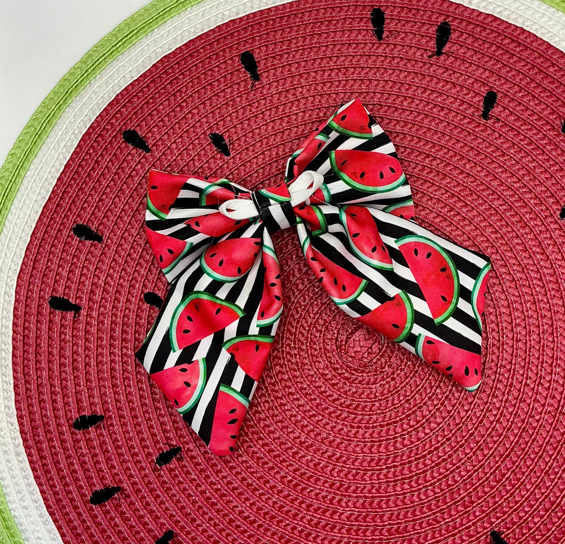 Sunshine & Sniffs Slice of Summer Sailor Bow
