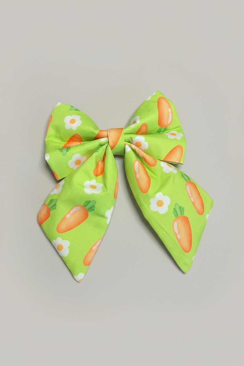 Easter Carrot Sailor Bow