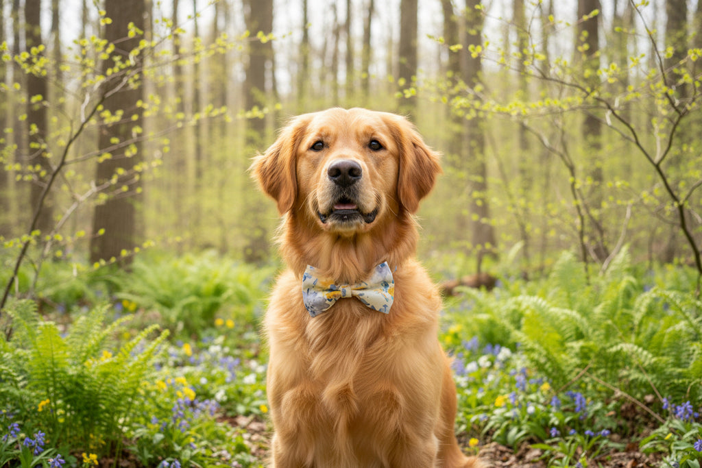 Fur-tastic Floral: Spring Bloom Bow Tie