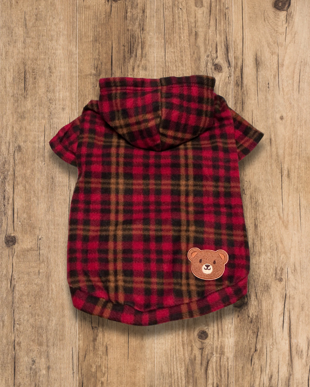 Cosy Plaid Hoodie - Teddy