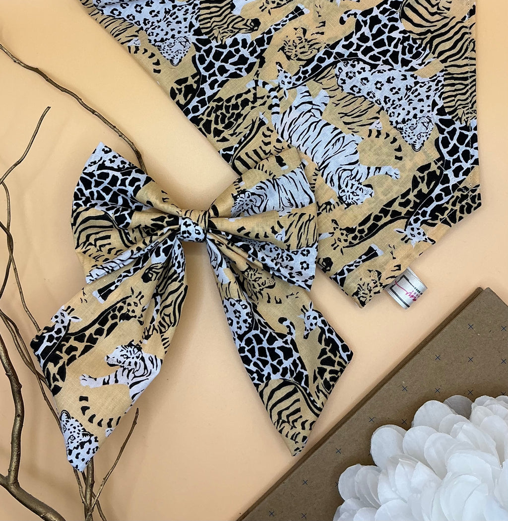 Fur-ocious Safari Hair Bow