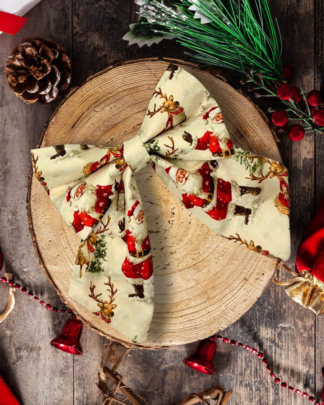 Santa Paws Sailor Bow