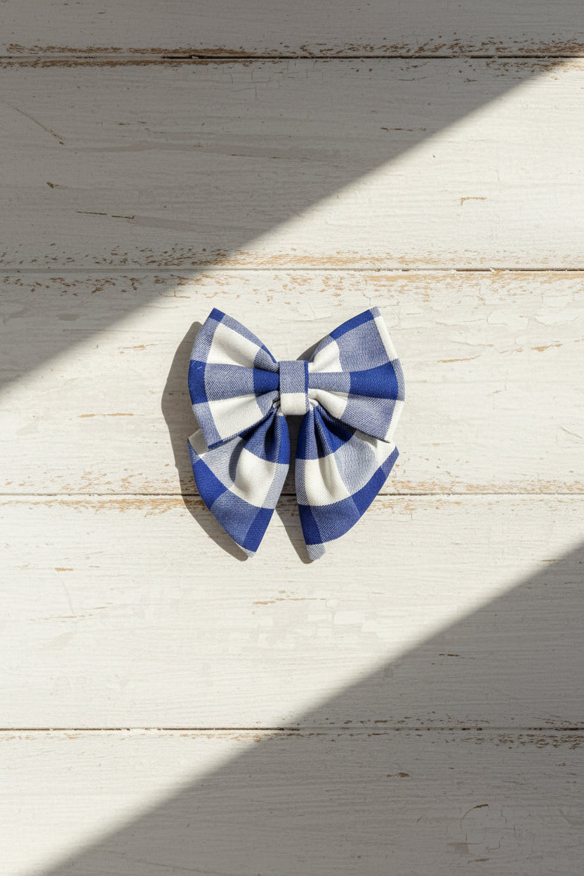 Little Rambler Bow - Harbour Gingham