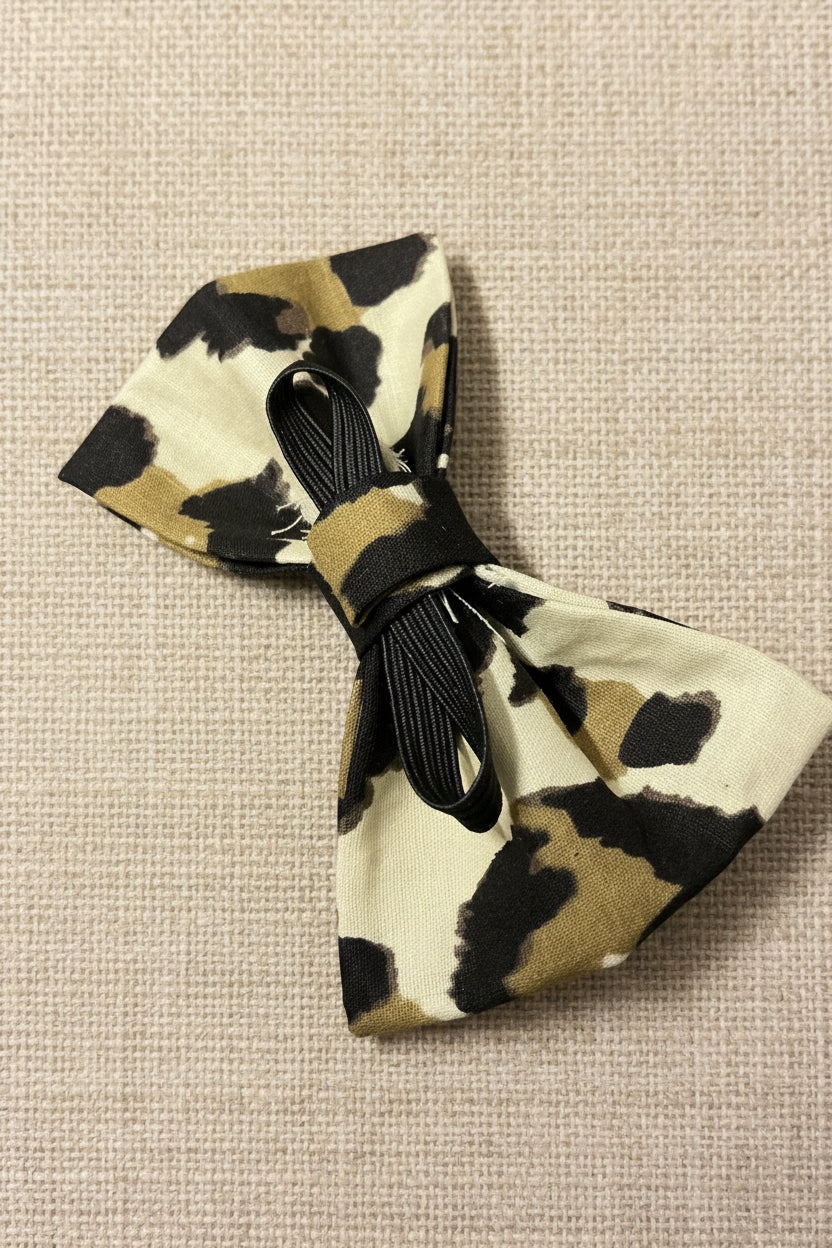Leopard Print Bow Tie