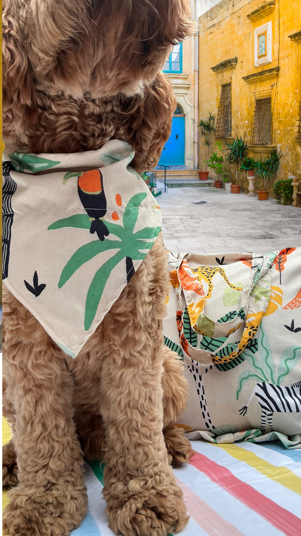 Picnic PAWfect: Jungle Paws Tote Bag