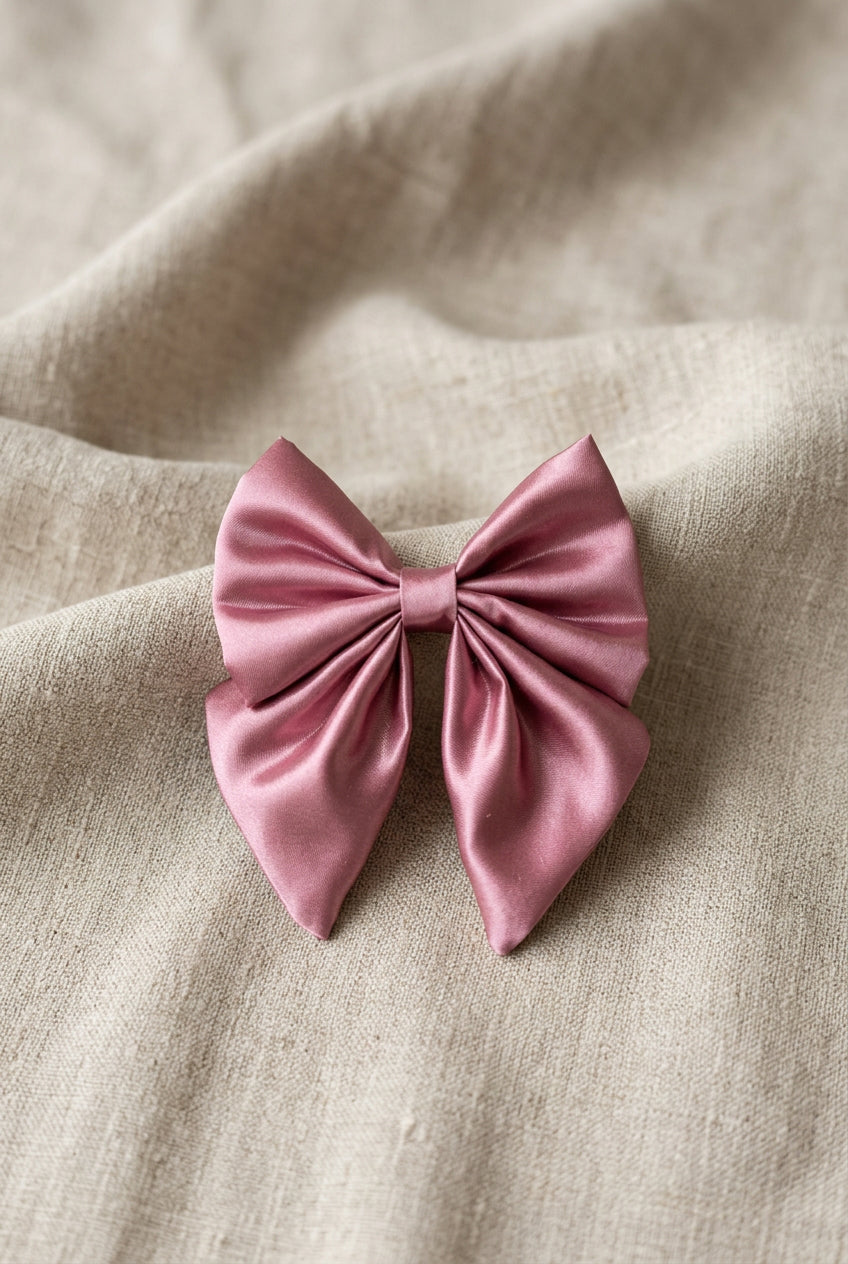 Social Season - Dusty Pink Rambler Bow