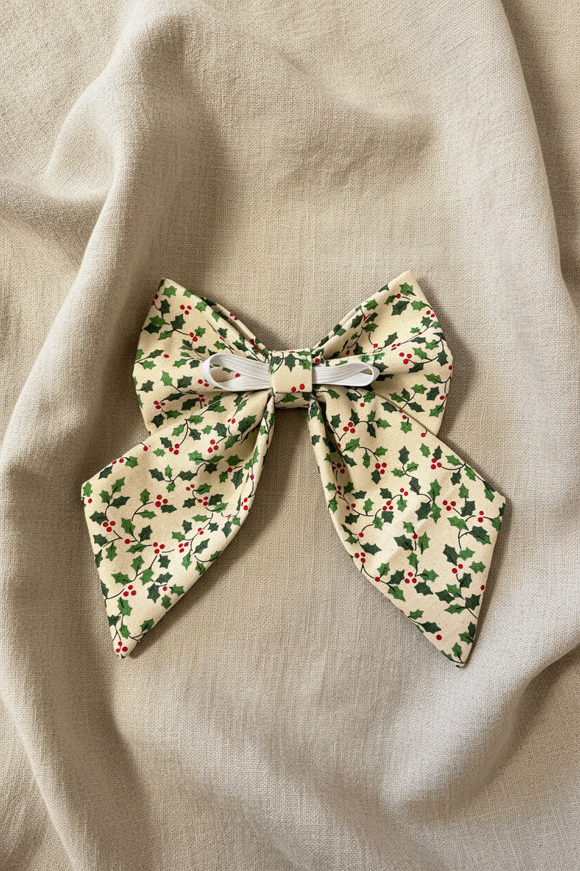 Tidings & Tartan - Holly & Hearth Sailor Bow