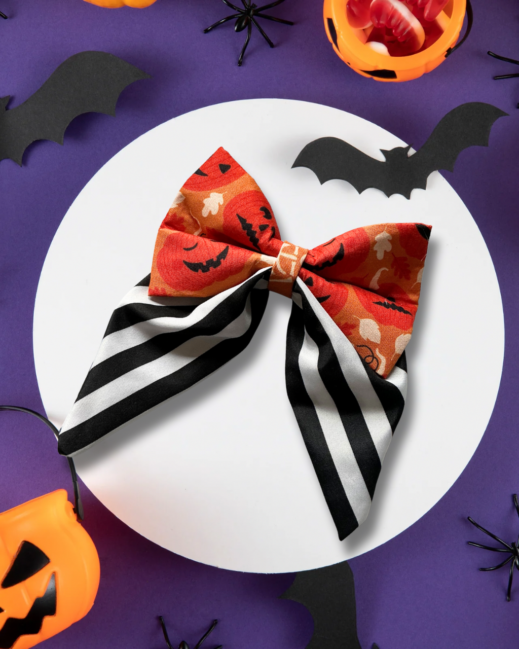 Pumpkin Patch Fang Tail Sailor Bow