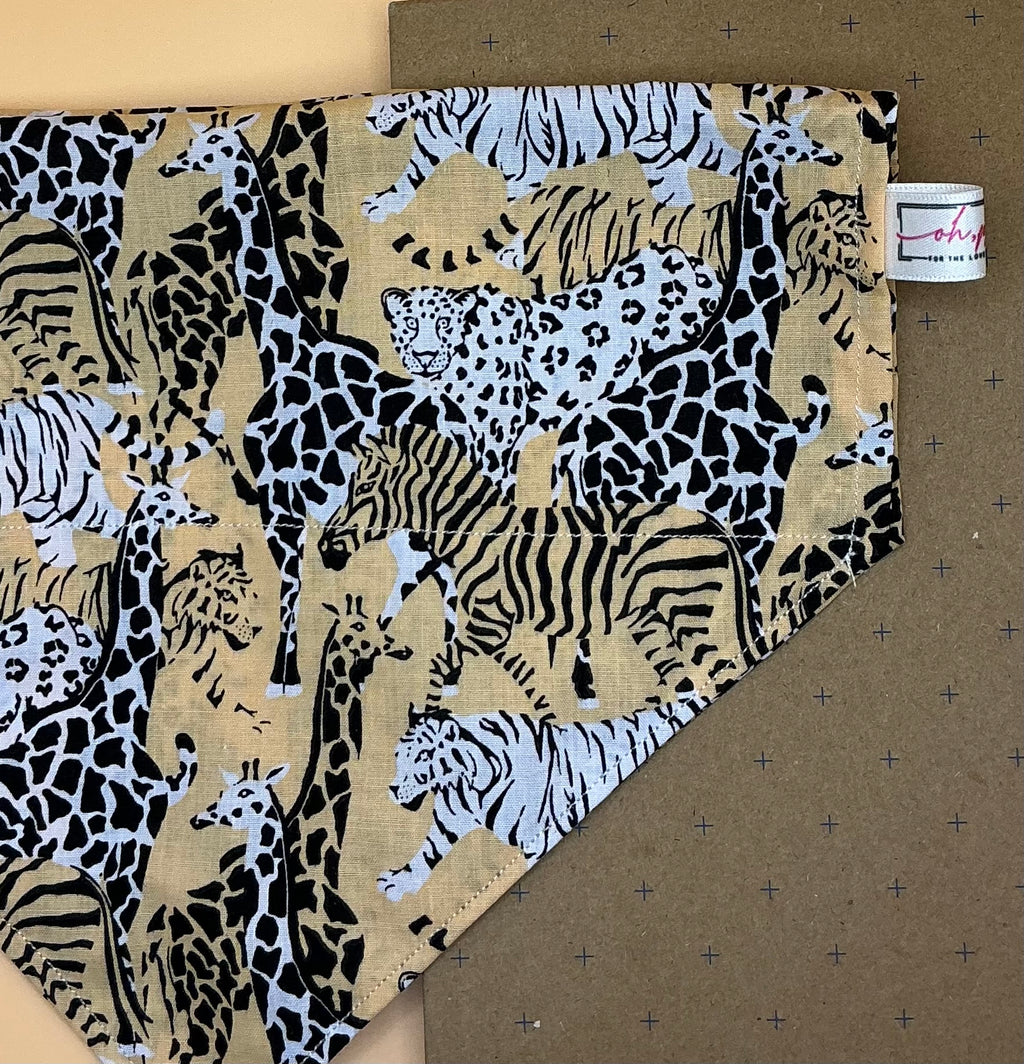 Fur-ocious Safari Bandana