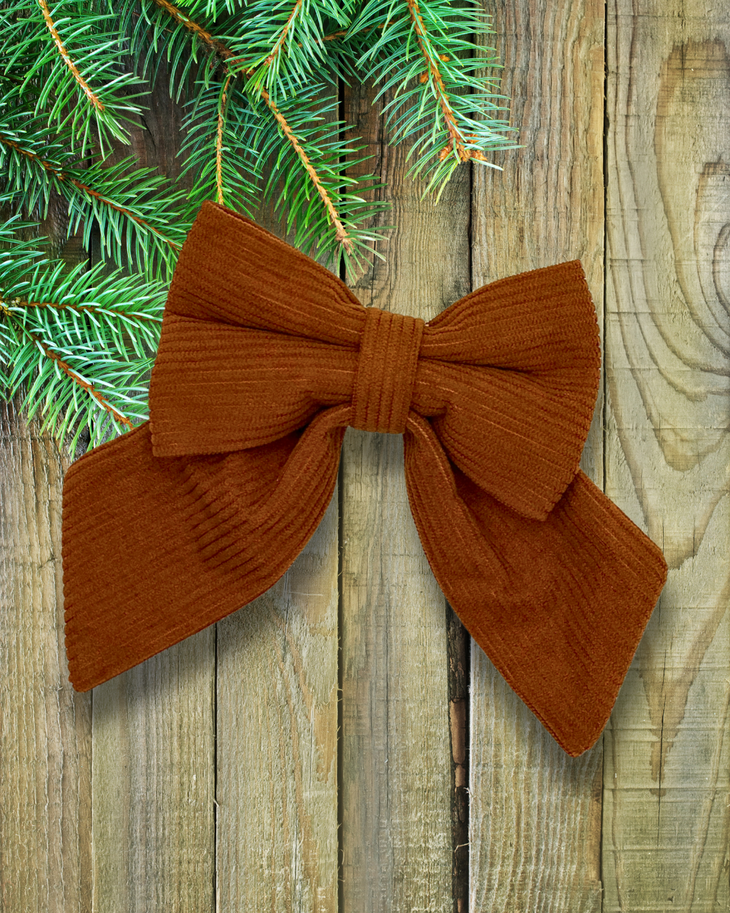 Corduroy Matching Hair Bows