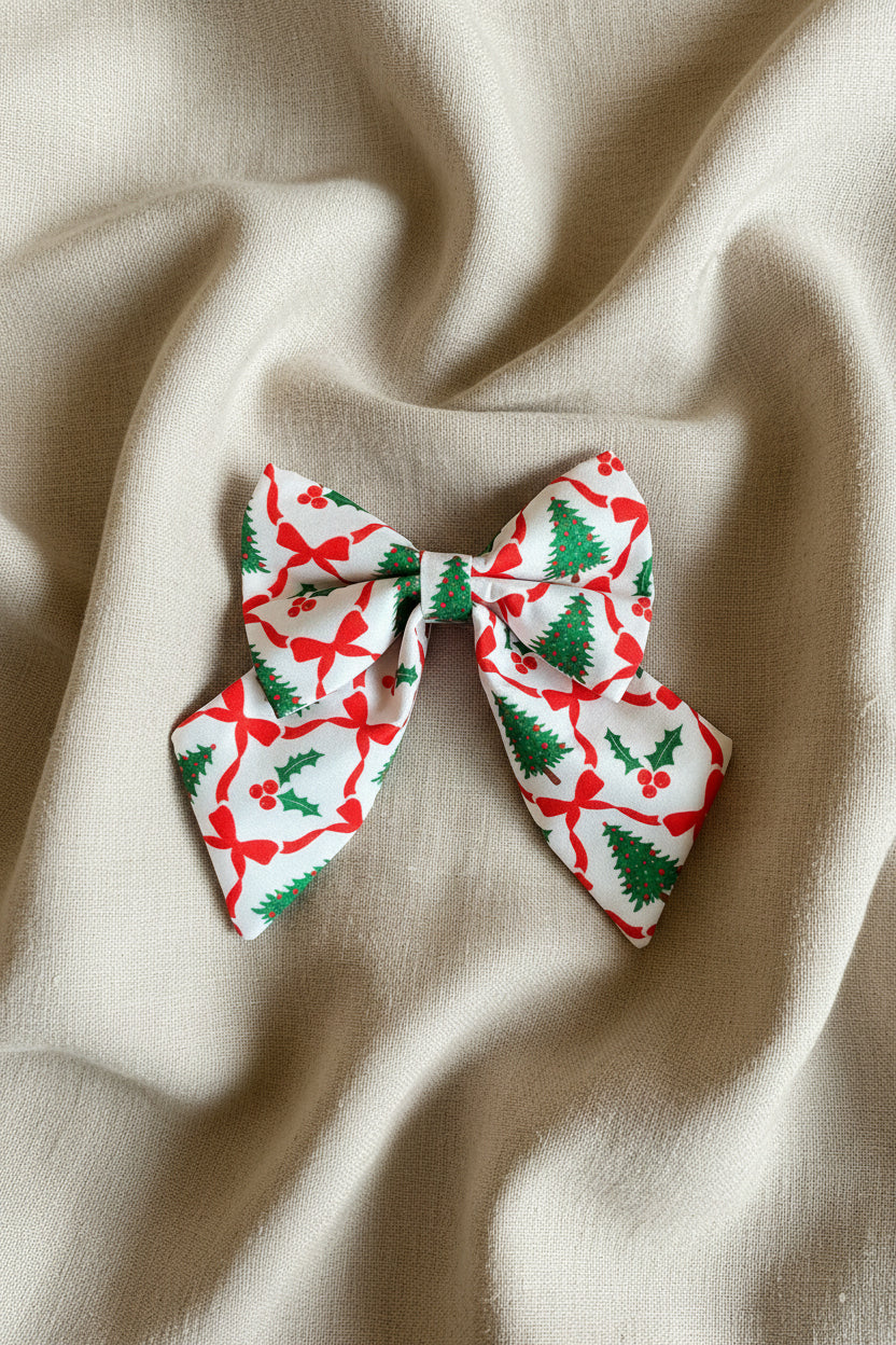 Tidings & Tartan - Tied With Cheer Sailor Bow
