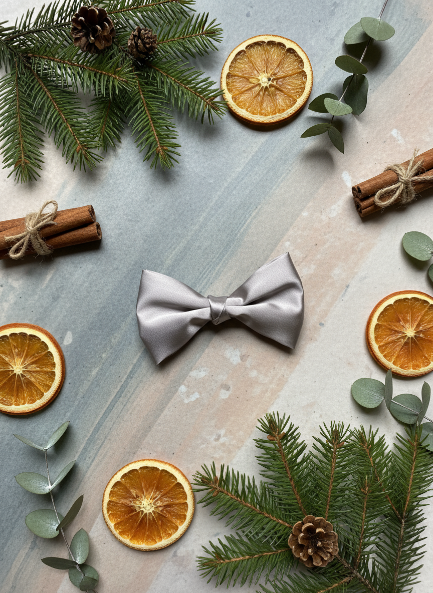 Satin Luxe Bow Tie - Mink