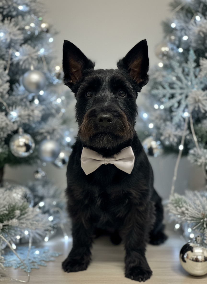 Satin Luxe Bow Tie - Mink