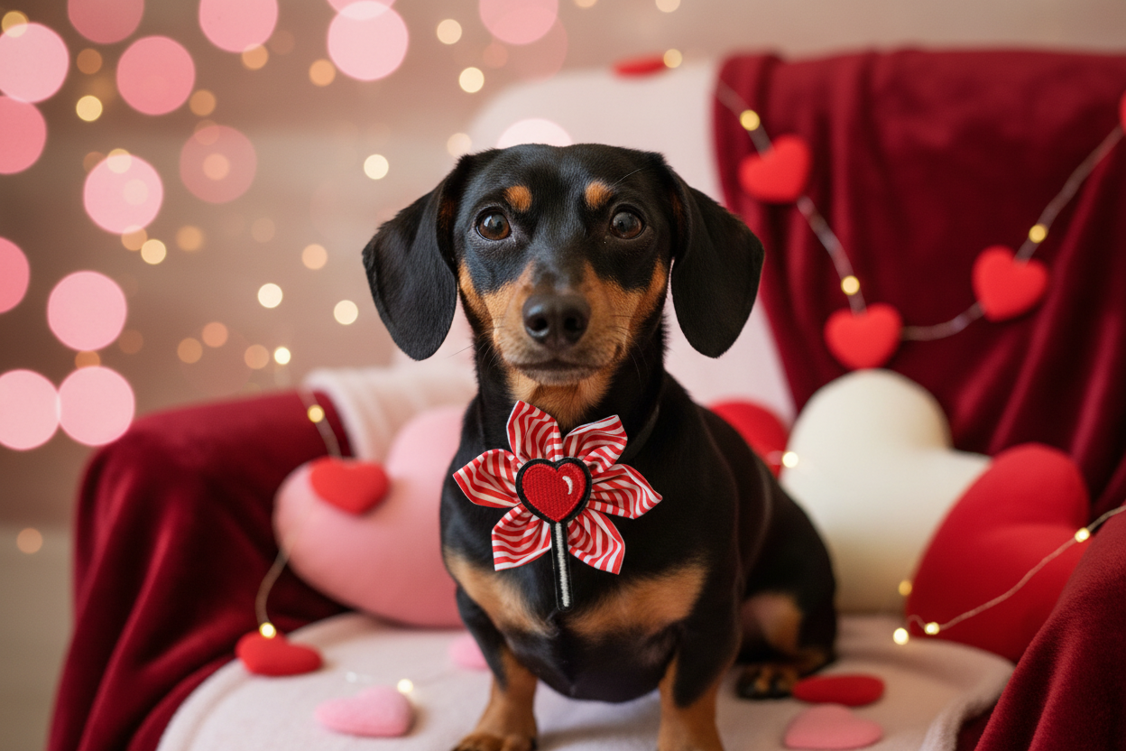 Valentines Love Pop - Collar Flower