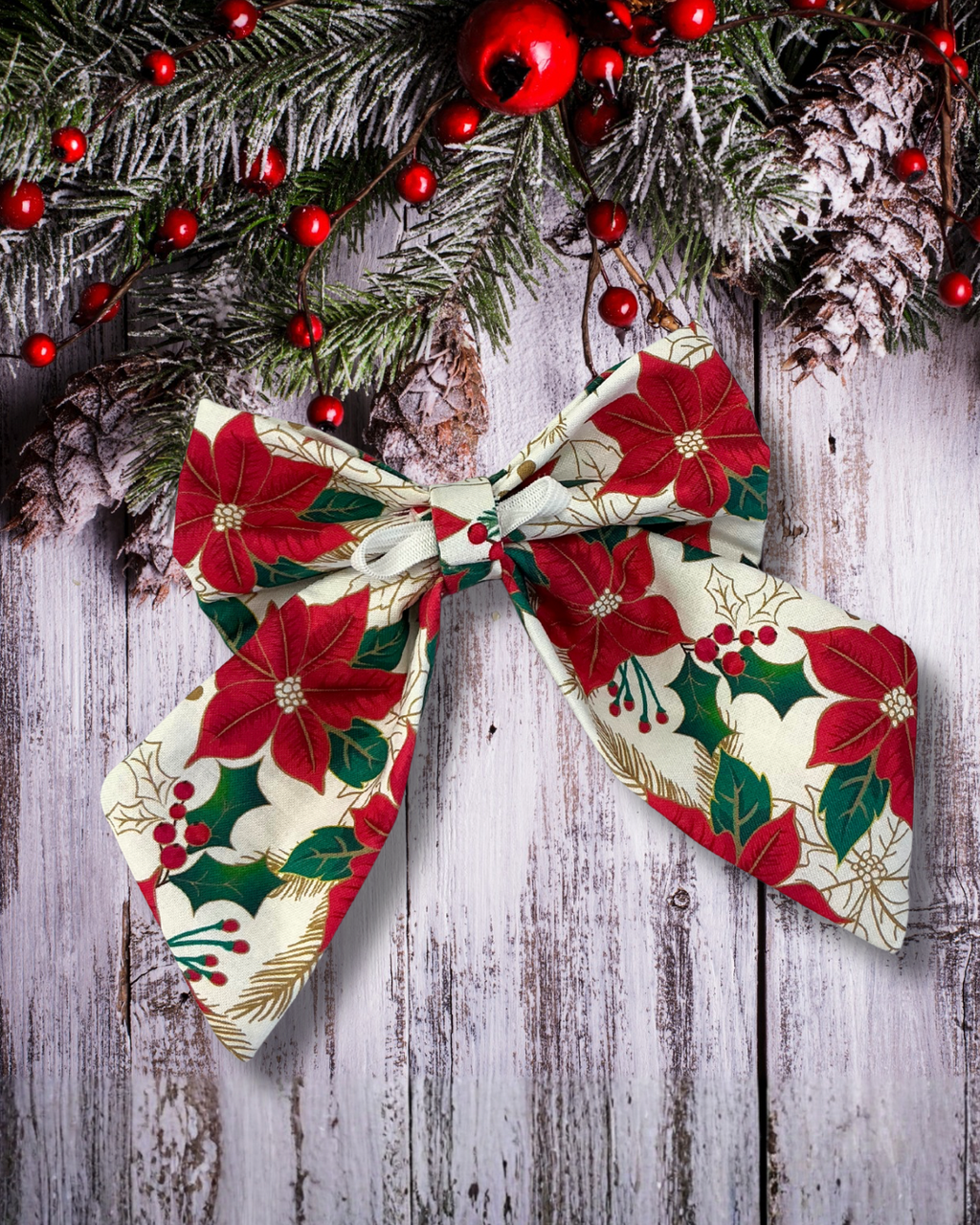 Pawsettia Bloom Sailor Bow