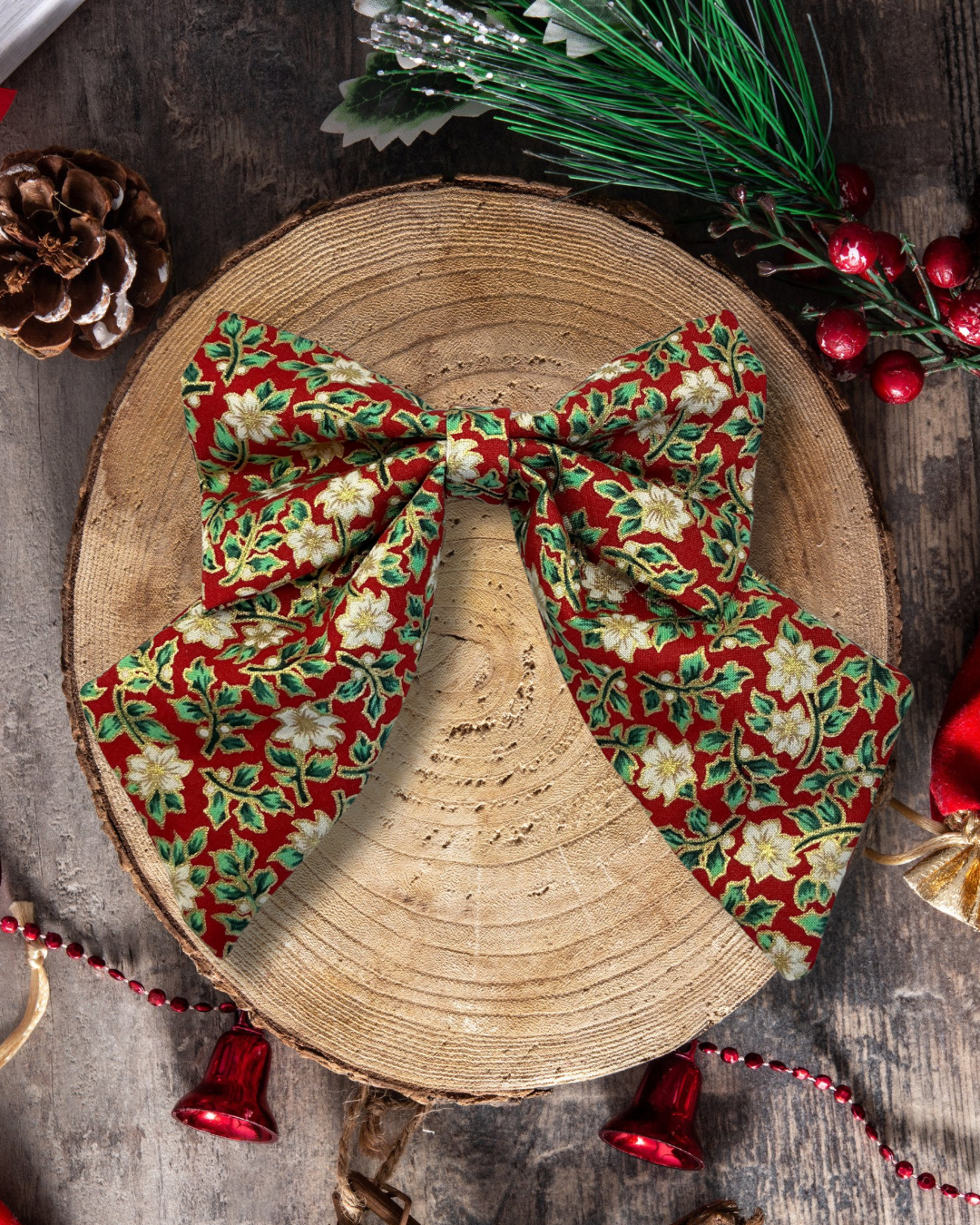 Festive Bloom Matching Hair Bow