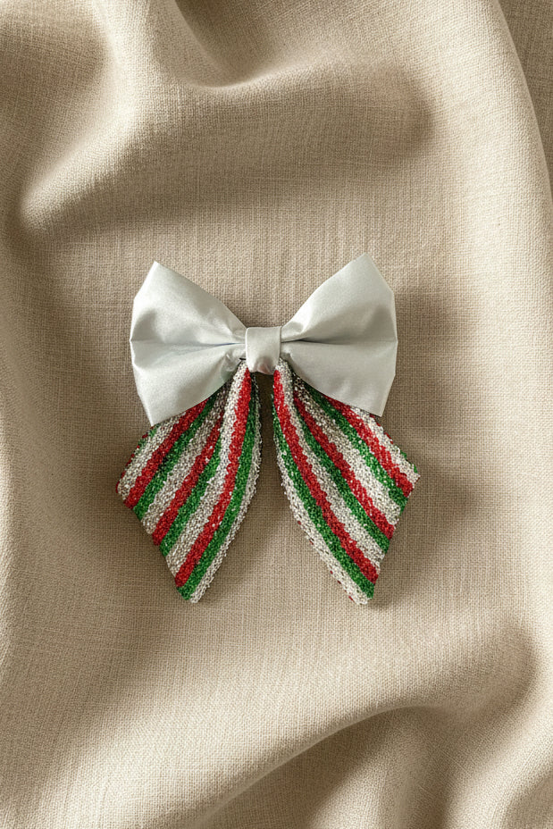 Tiding & Tartan - Festive Fizz Sailor Bow